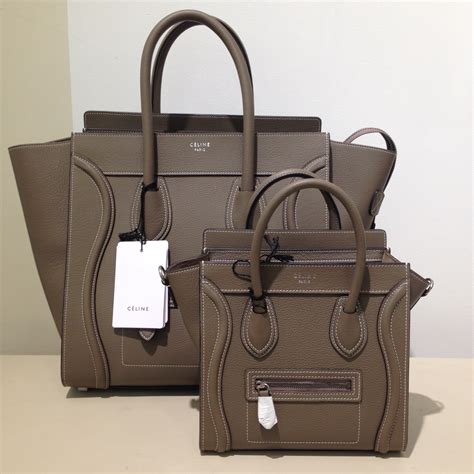 celine luggage bag leather|celine nano luggage tote bag.